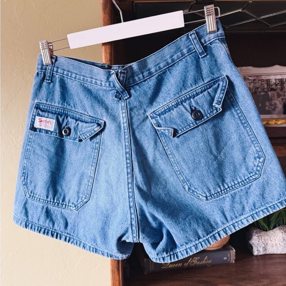 SMITH’S Workwear Blue Denim Women's Shorts - Picture 5 of 5